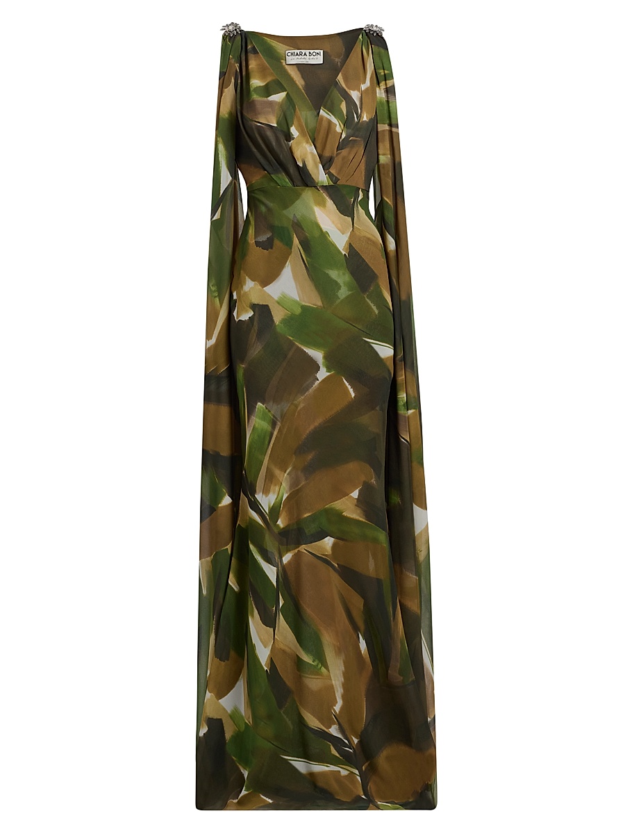 Women's Vetas Embellished Georgette Gown - Veronica