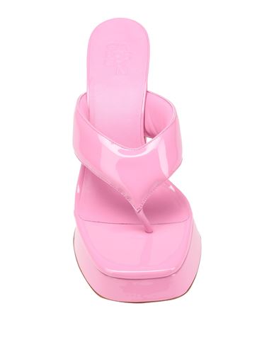 Woman Thong sandal Pink Size 11 Leather