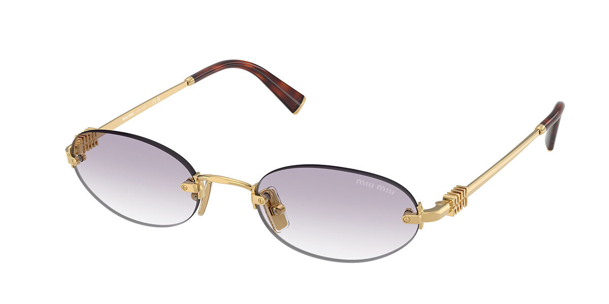 Miu Miu MUA54S 5AK04O Women’s Sunglasses Gold