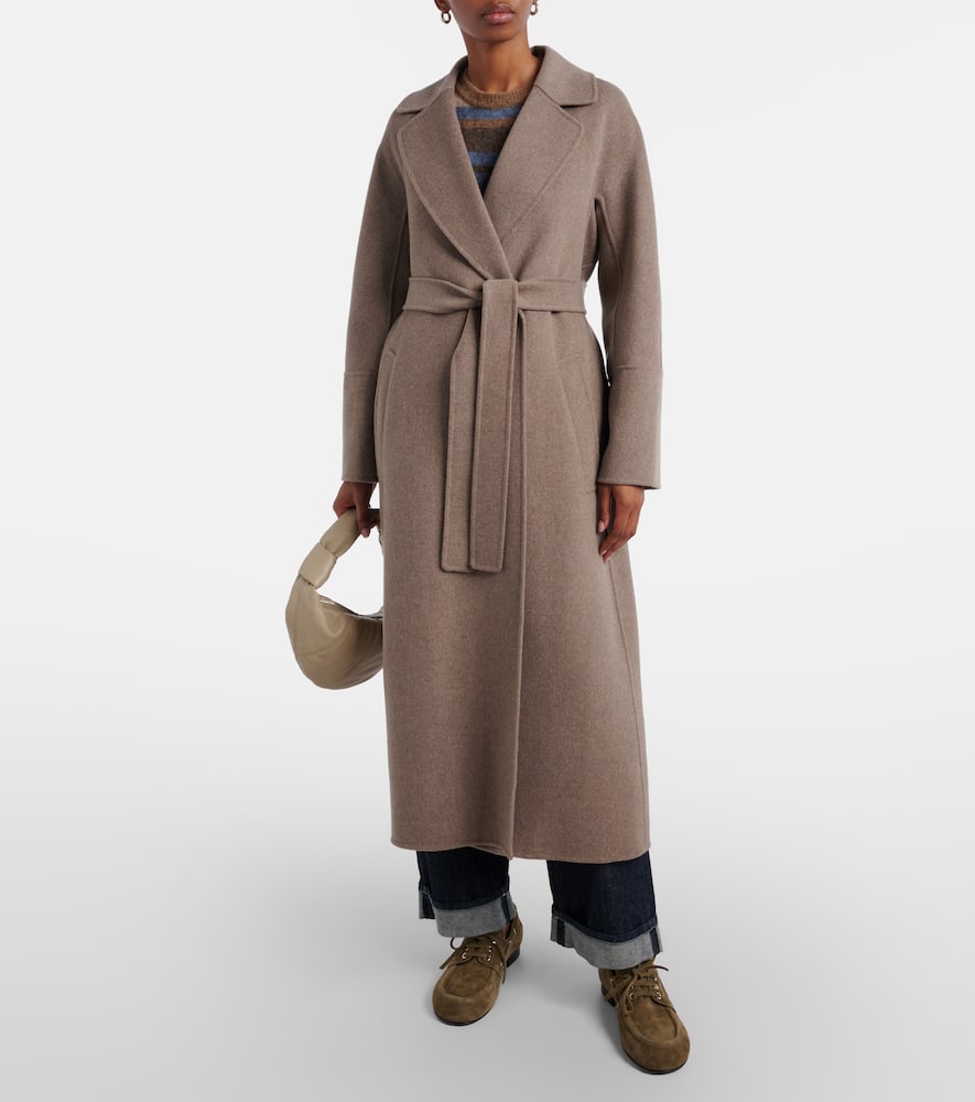 Elisa virgin wool wrap coat