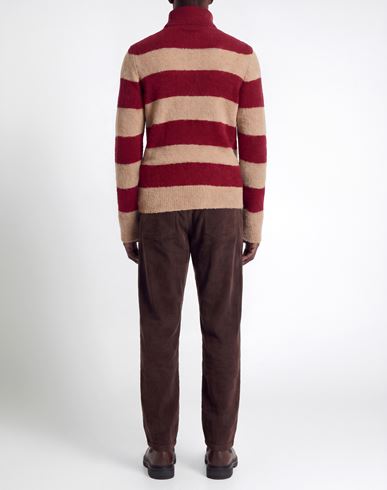 Man Turtleneck Red Size 38 Wool, Acrylic