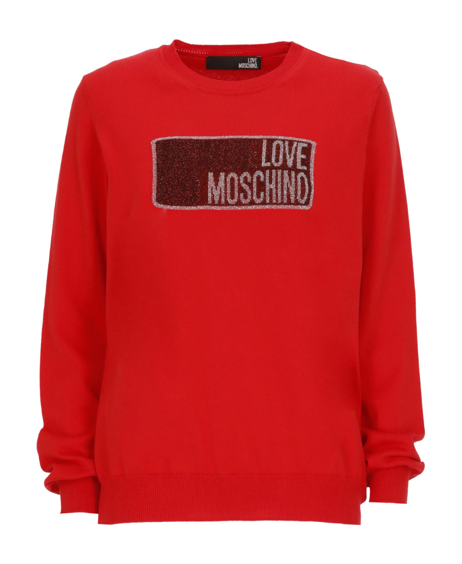 Logo round-necked sweater