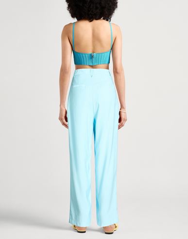 Woman Pants Sky blue Size 4 Viscose, Polyester