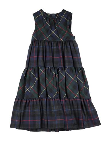 Kid Girl Kids' dress Midnight blue Size 11 Virgin Wool, Polyamide, Elastane