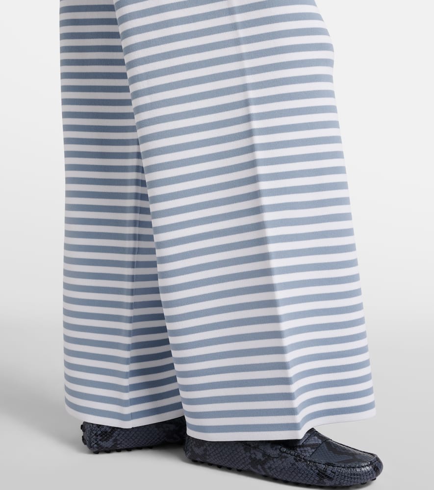 Fingere striped wide-leg pants