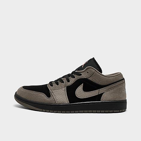 Men's Air Retro 1 Low SE Casual Shoes in Black/Olive Grey/Light Wild Mango