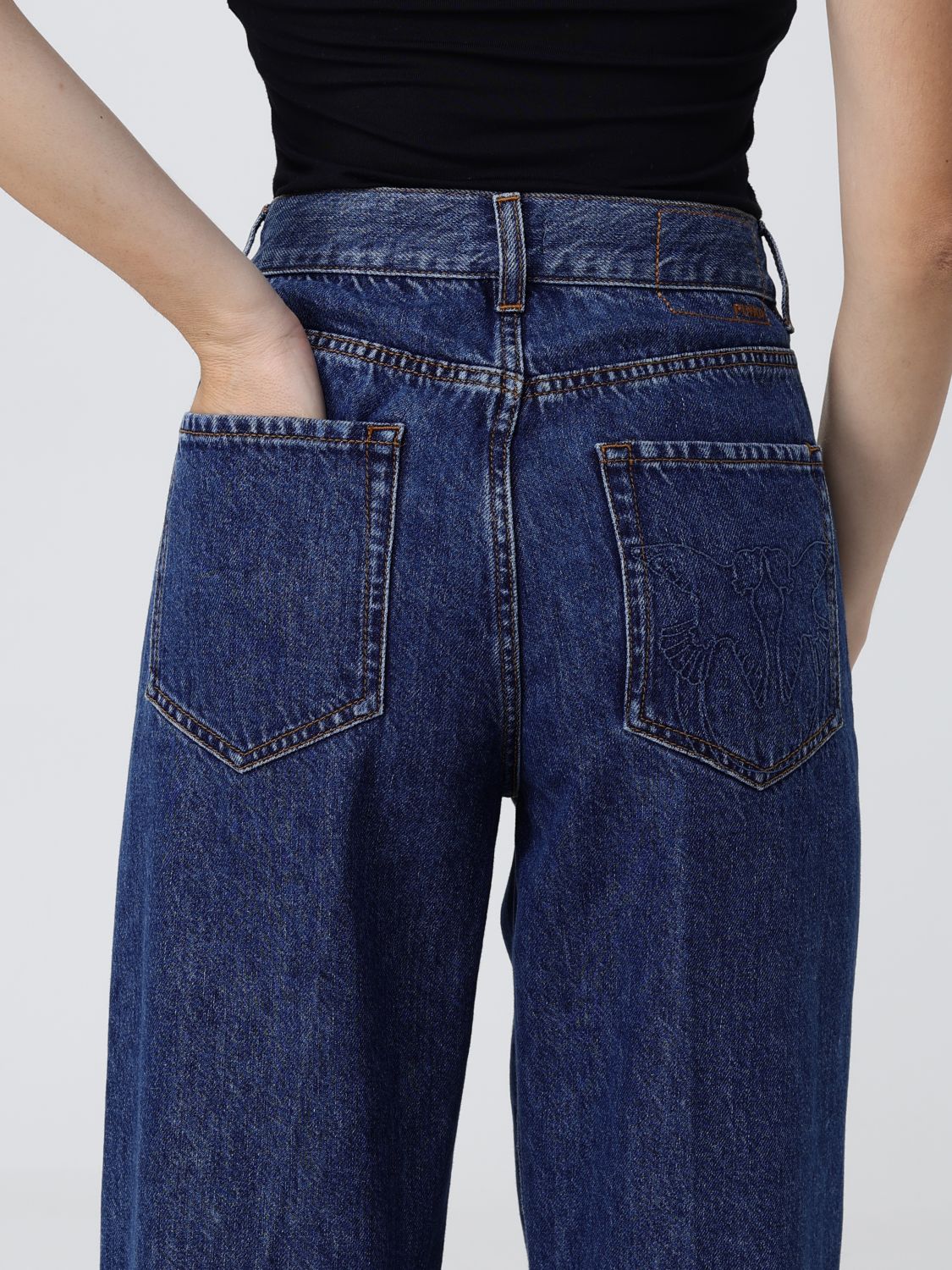 Jeans Woman color Denim