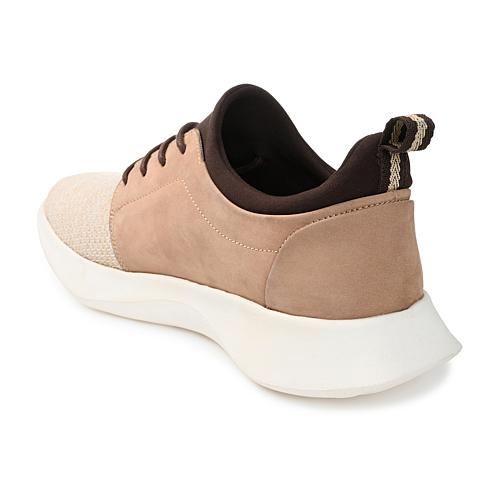 Mens Hadden Knit Casual Sneaker - Tan