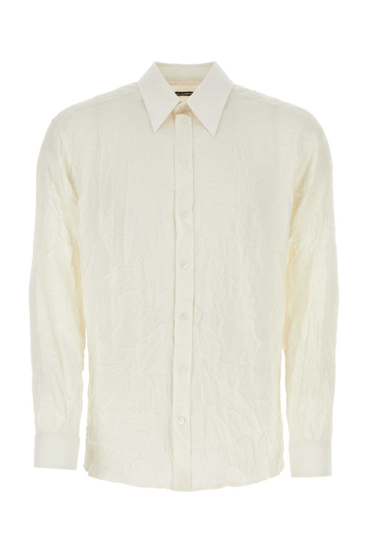 Oversized Shirt In Stretch Silk Charmeuse