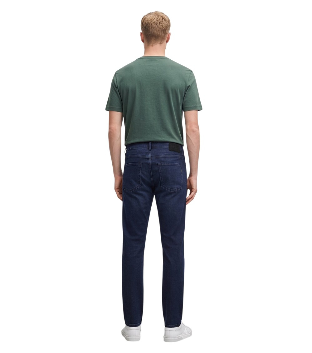 Blue Slim Mid Rise Jeans