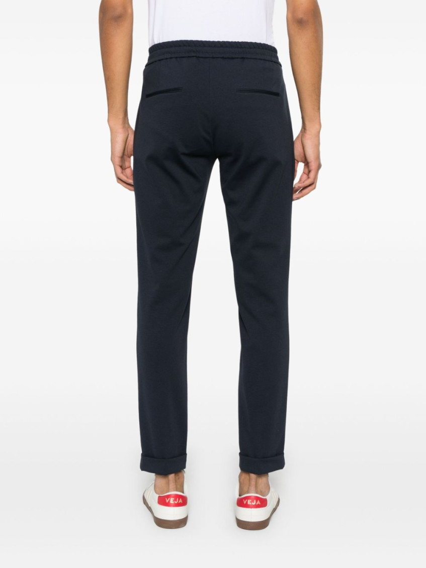 Blue Cotton Trousers