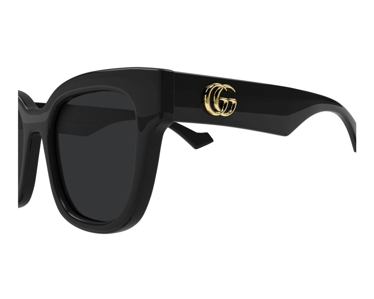 Gucci Woman Gucci GG0998S 001 Sunglasses Acetate Black Grey Squared Norma