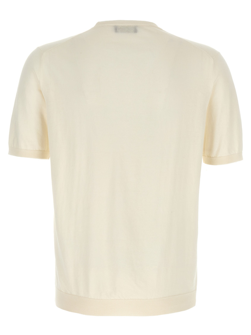 Beige Knitted T-shirt
