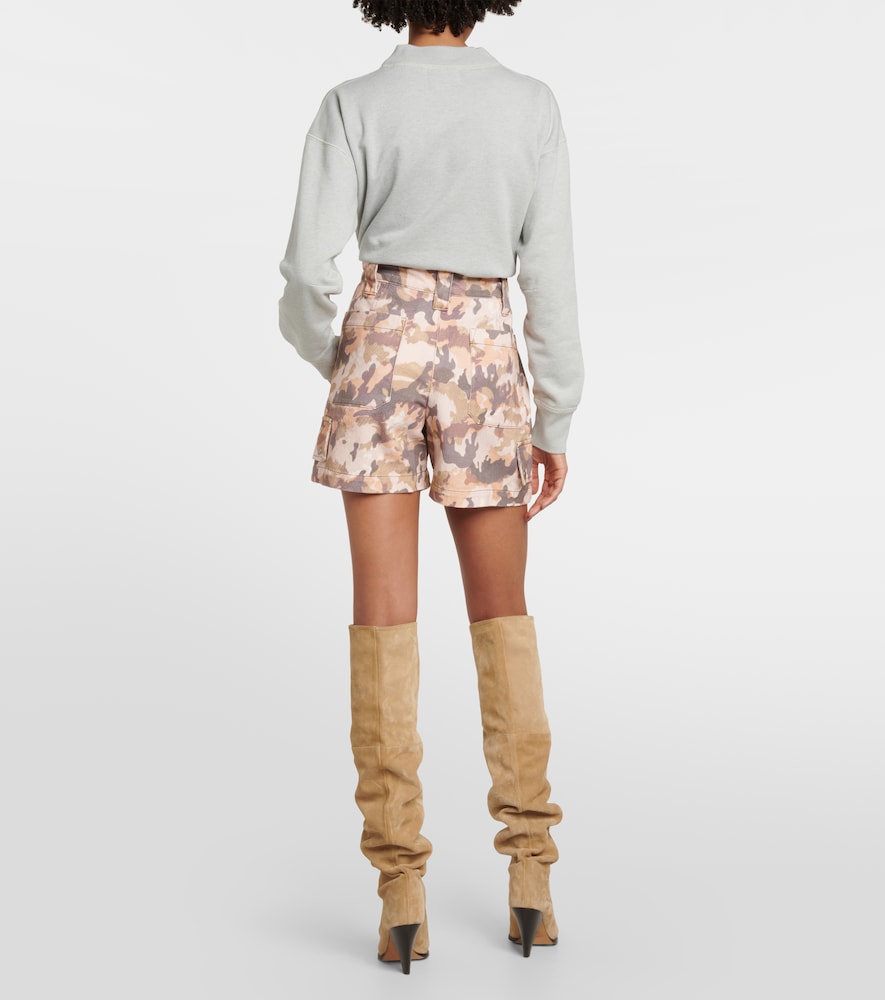 Eliano high-rise denim shorts
