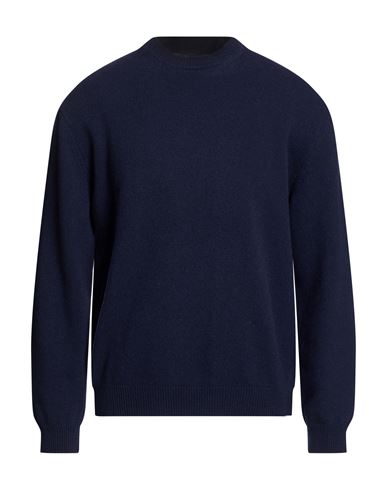 Man Sweater Midnight blue Size L Wool, Cashmere