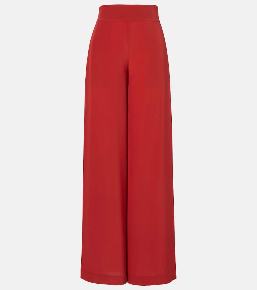 Rihani silk wide-leg pants
