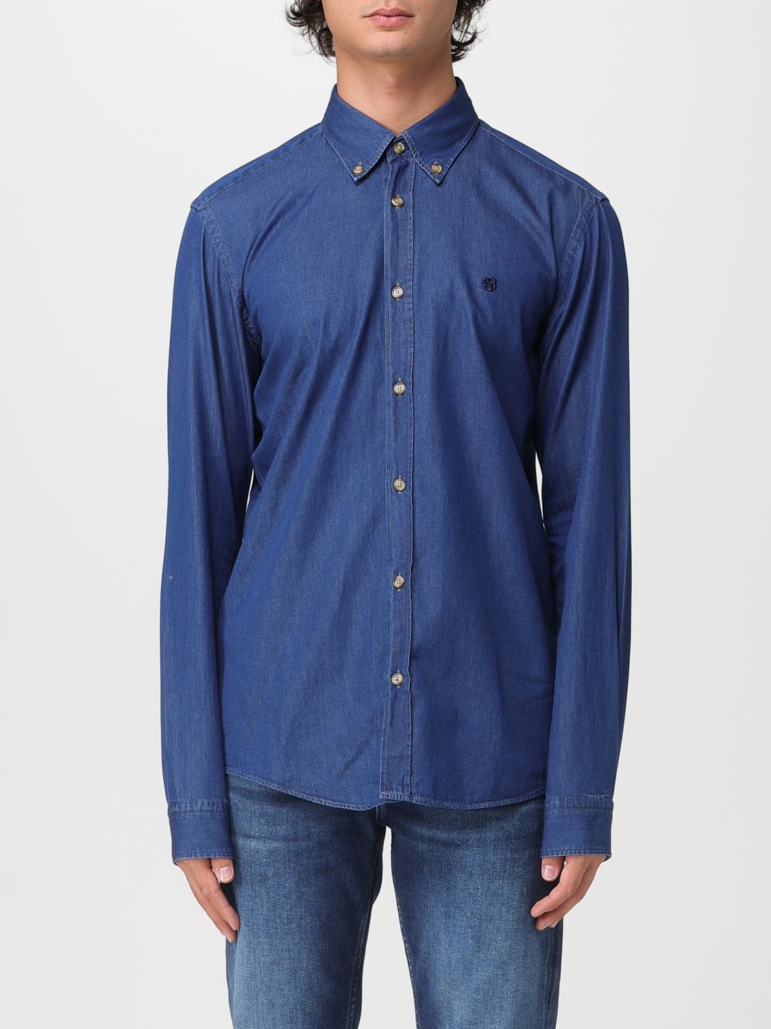 Shirt Men color Blue