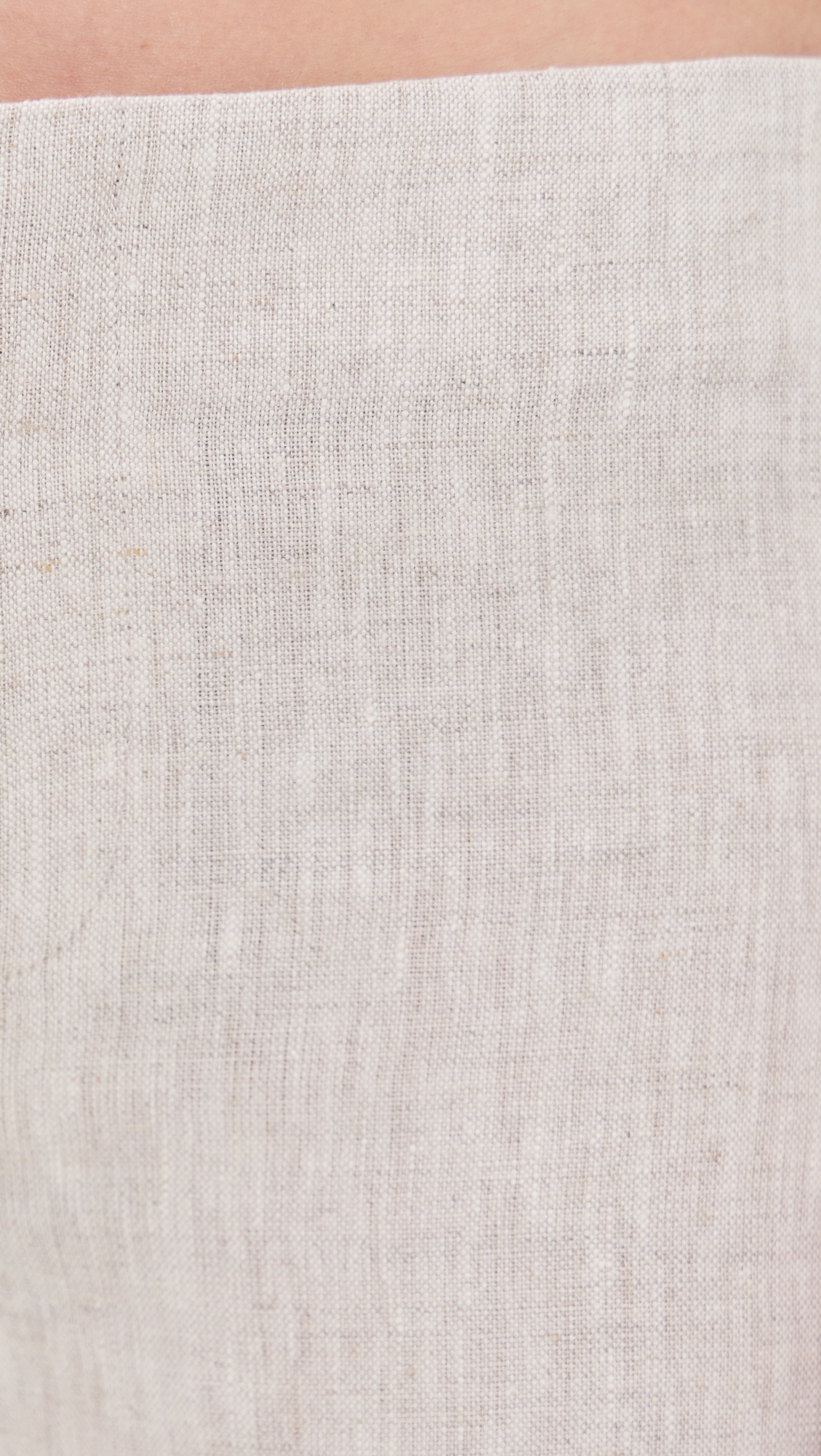 Reformation Vida Low Rise Linen Pants Oatmeal