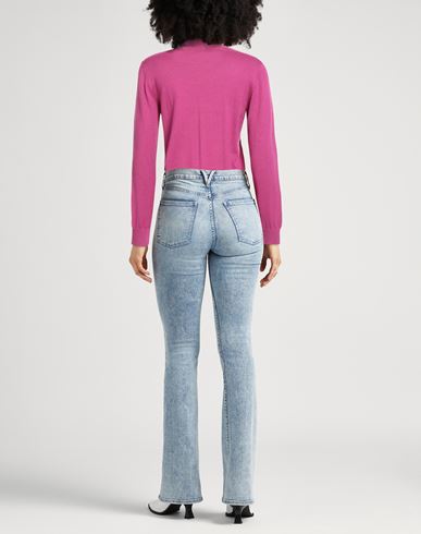 Woman Turtleneck Fuchsia Size S Acrylic, Virgin Wool, Polyamide, Elastane