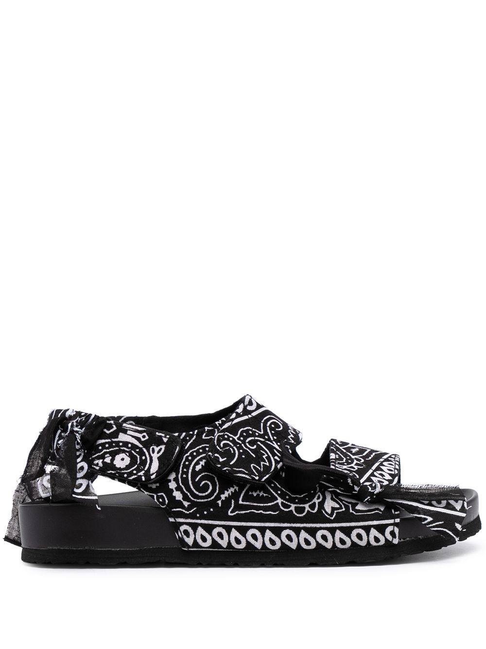 Apache bandana sandals - Black