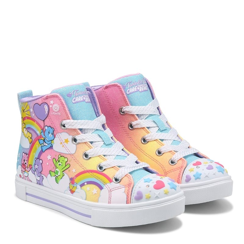 Kids' Care Bear Twinkle Spark Light Up Sneaker Little Kid Shoes (Multi Care Bear)