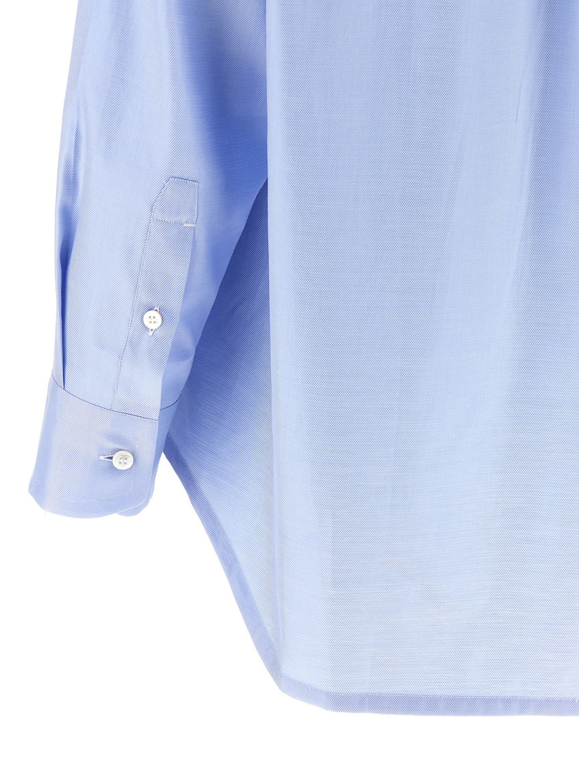 Brioni - Sea Island Cotton Shirt Shirt And Blouse Light Blue