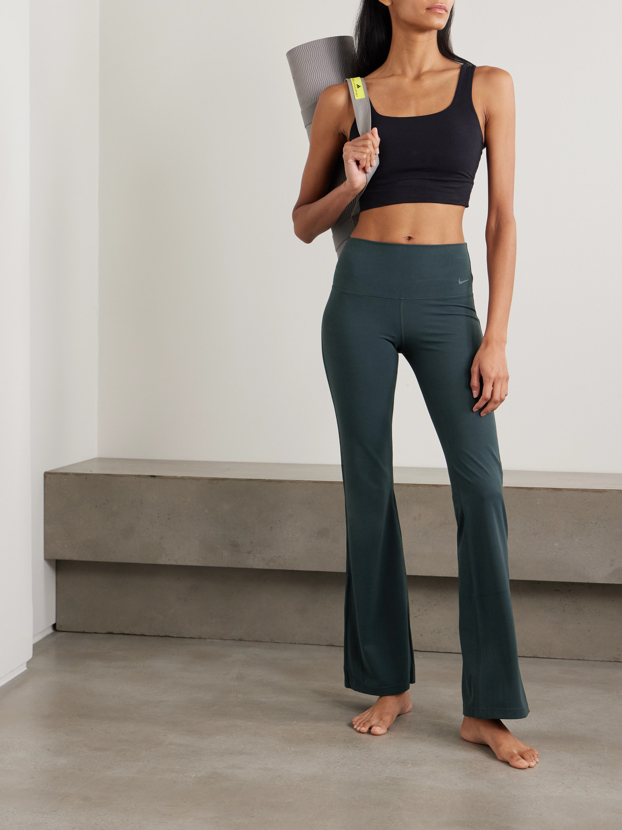 Zenvy Infinasoft Flared Leggings - Gray