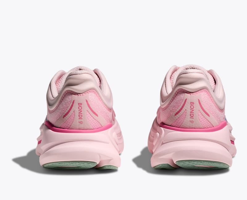 HOKA Women's Bondi 9 Shoes in Rose Tea/Petal
