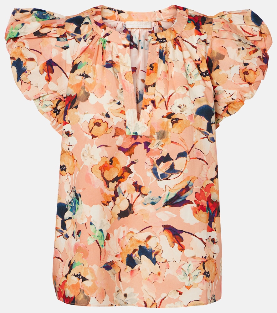 Floral cotton top