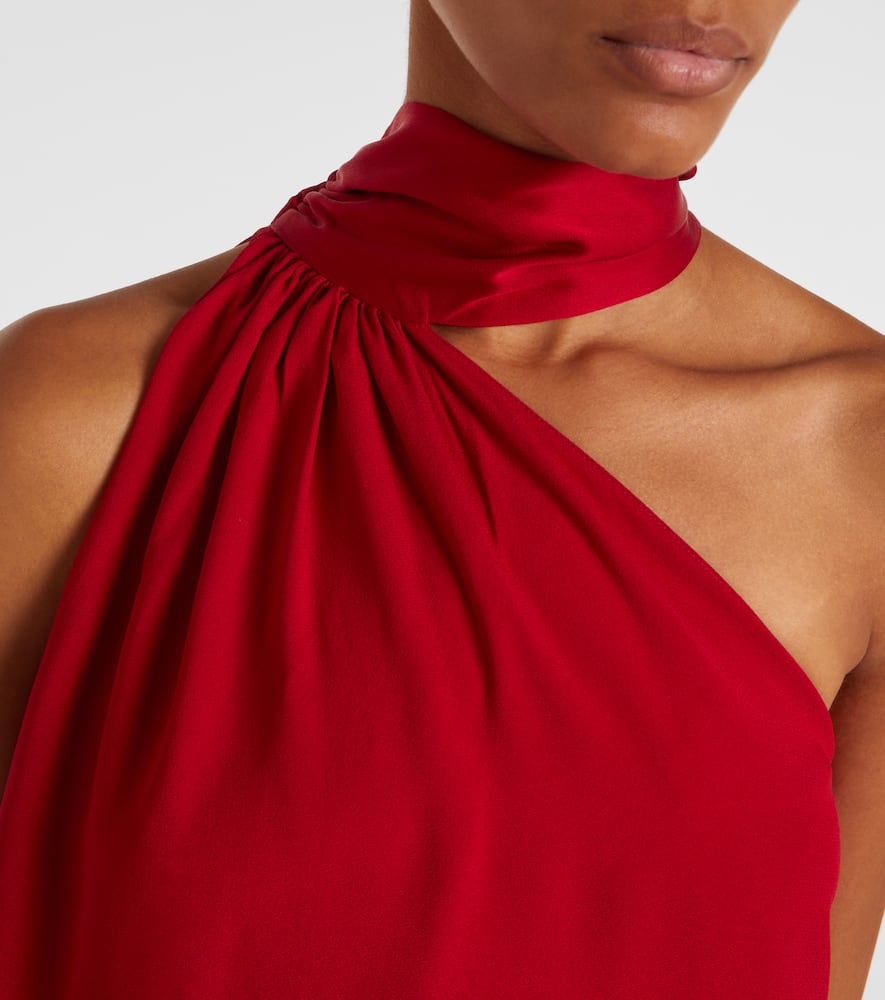 Astor scarf-detail maxi dress