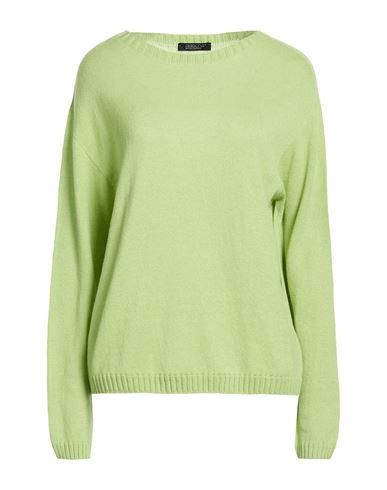 Woman Sweater Lime green Size 10 Cashmere