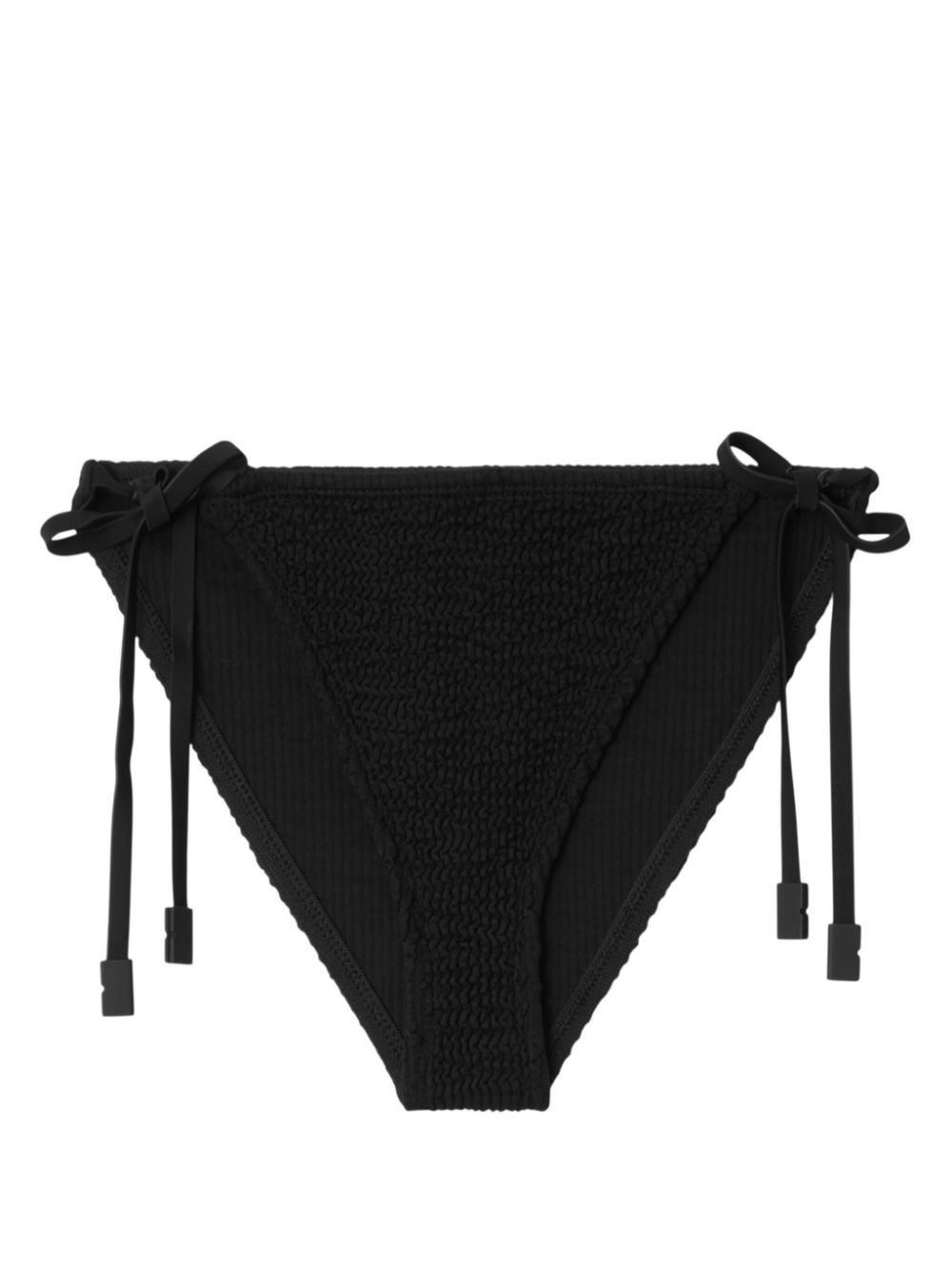 Crinkled bikini briefs - Black