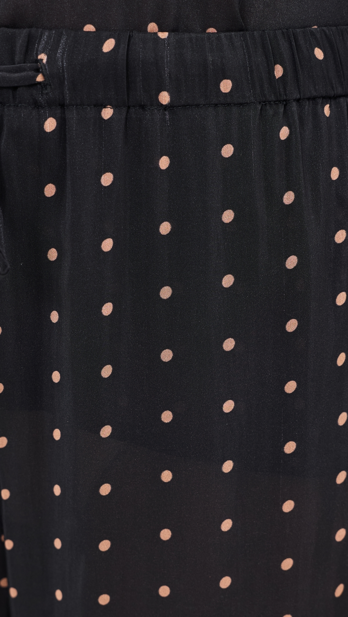 Jamie Pants Petite Polka Dot Black & Tan