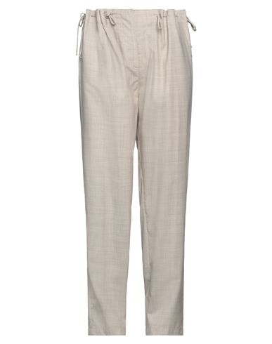 Le 17 Septembre Woman Pants Beige Size 4 Wool