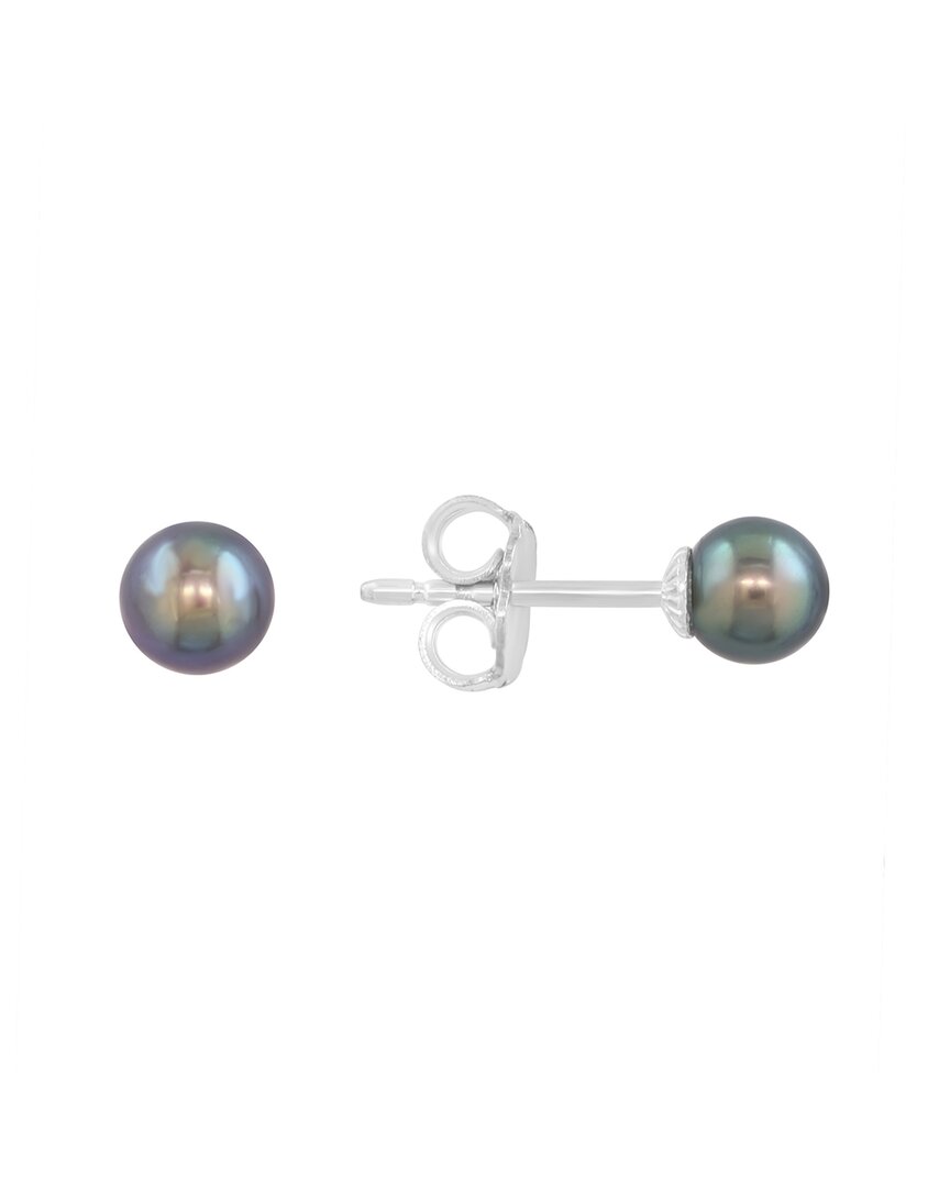 Silver  5mm Pearl Earrings
