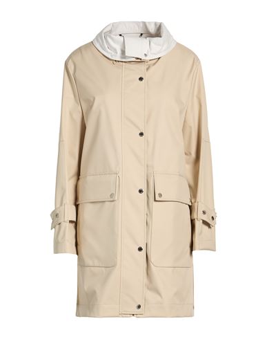 Woman Overcoat & Trench Coat Beige Size 4 Polyester, Polyurethane