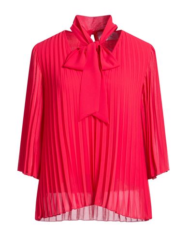 Woman Top Red Size 6 Polyester