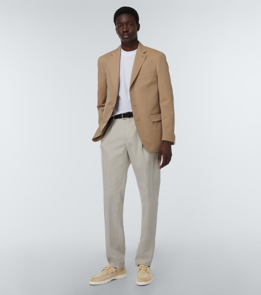 Suede boat shoes
