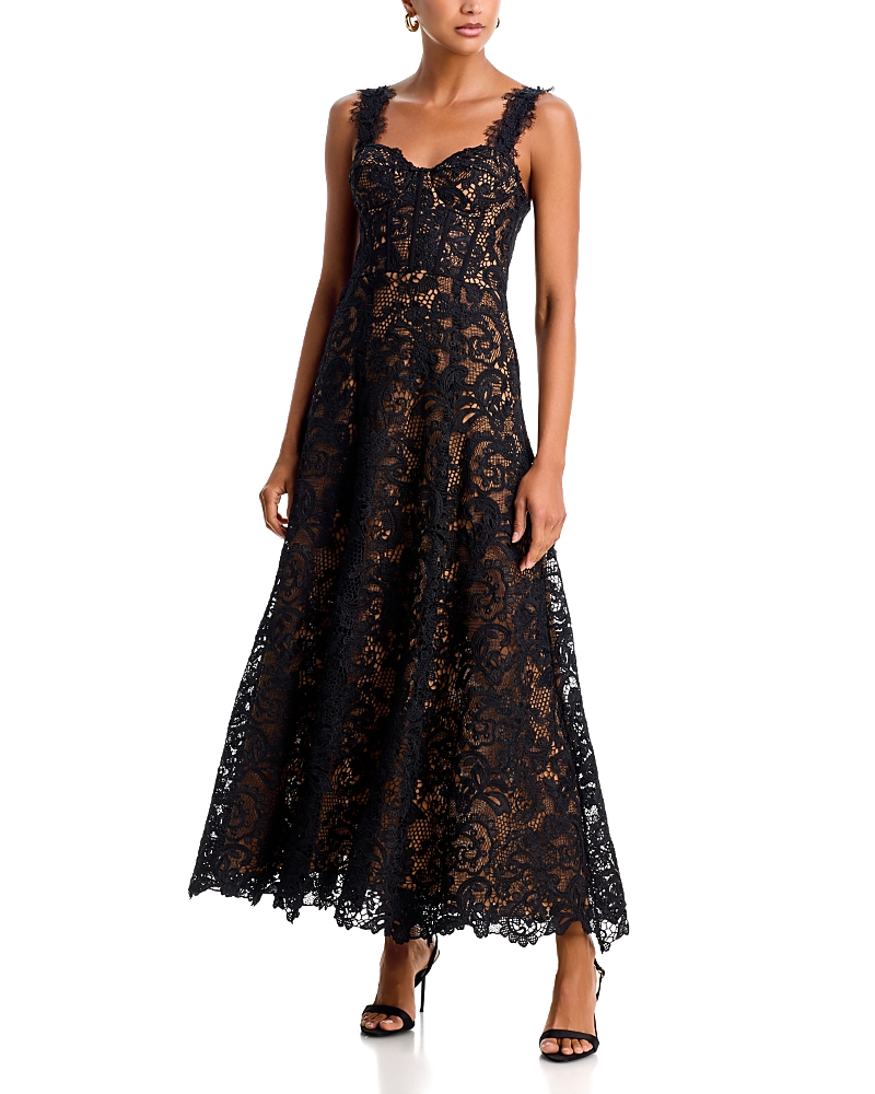 Lace Bustier Maxi Dress - Exclusive