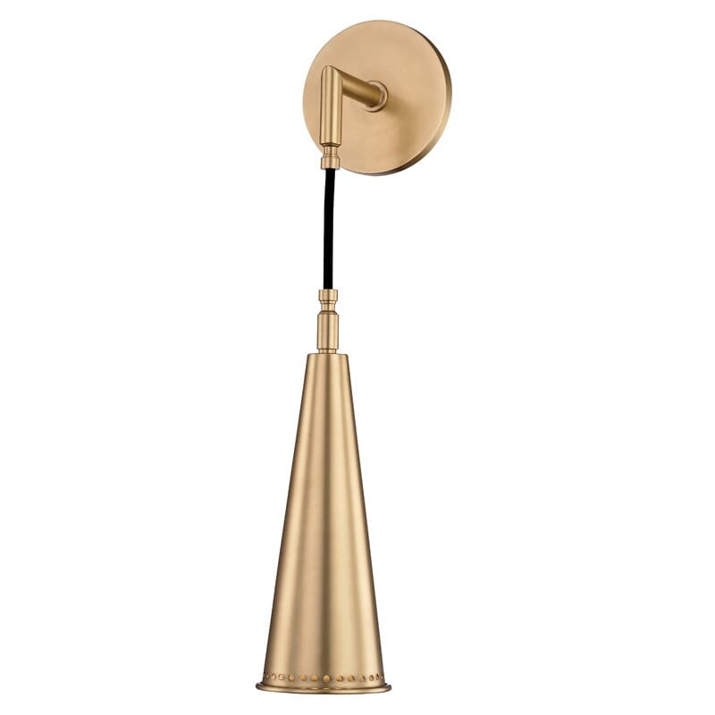 Alva 11" Wall Sconce in Aged Bra