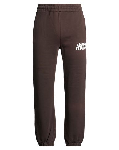 Man Pants Chocolate brown Size L Cotton
