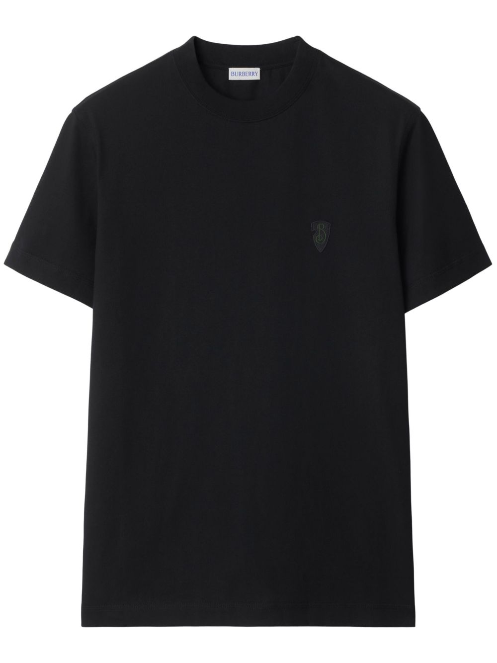 Embroidered-logo T-shirt - Black