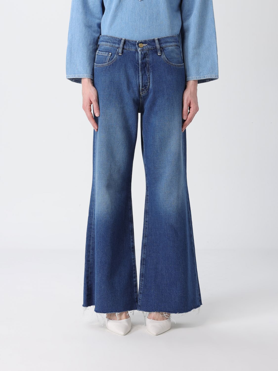 Jeans Woman color Denim