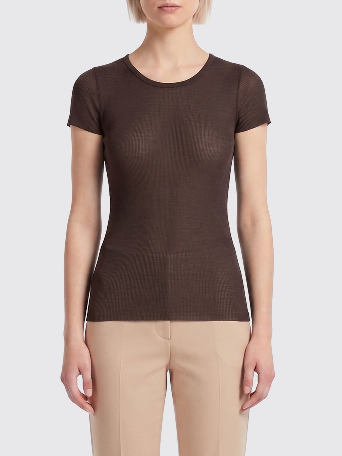 T-Shirt Woman color Brown