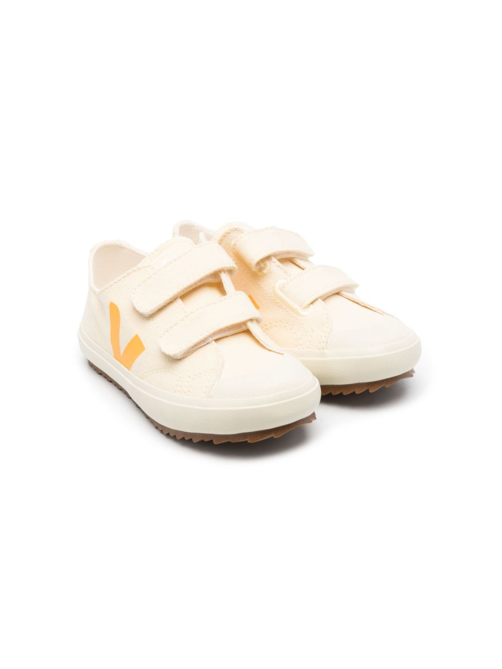 X VEJA touch-strap canvas sneakers - Neutrals