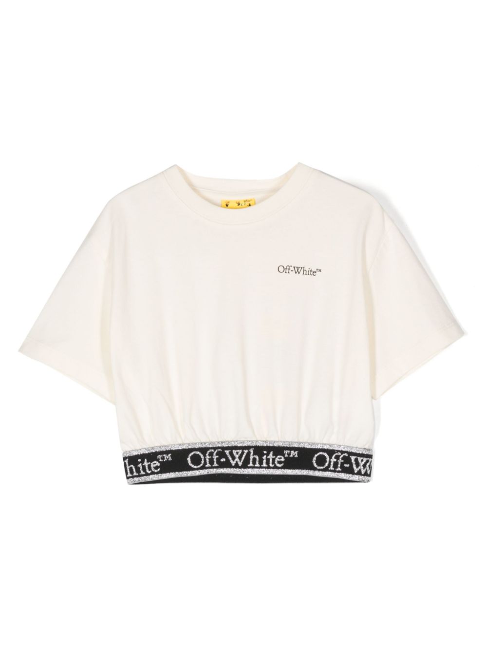 Logo-underband T-shirt - Neutrals