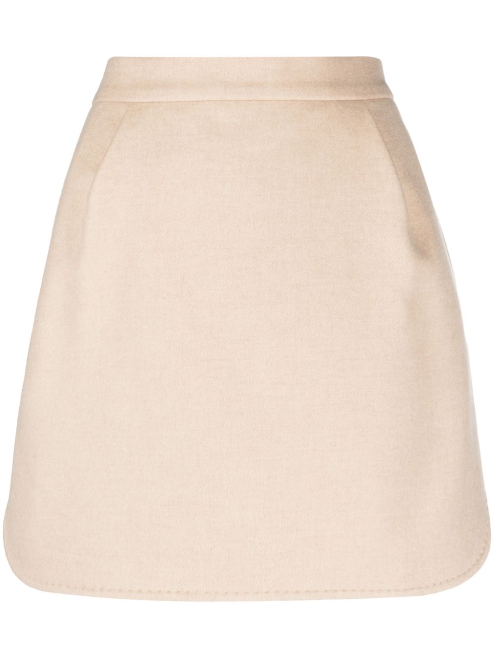 Bobbio high-waisted skirt - Neutrals