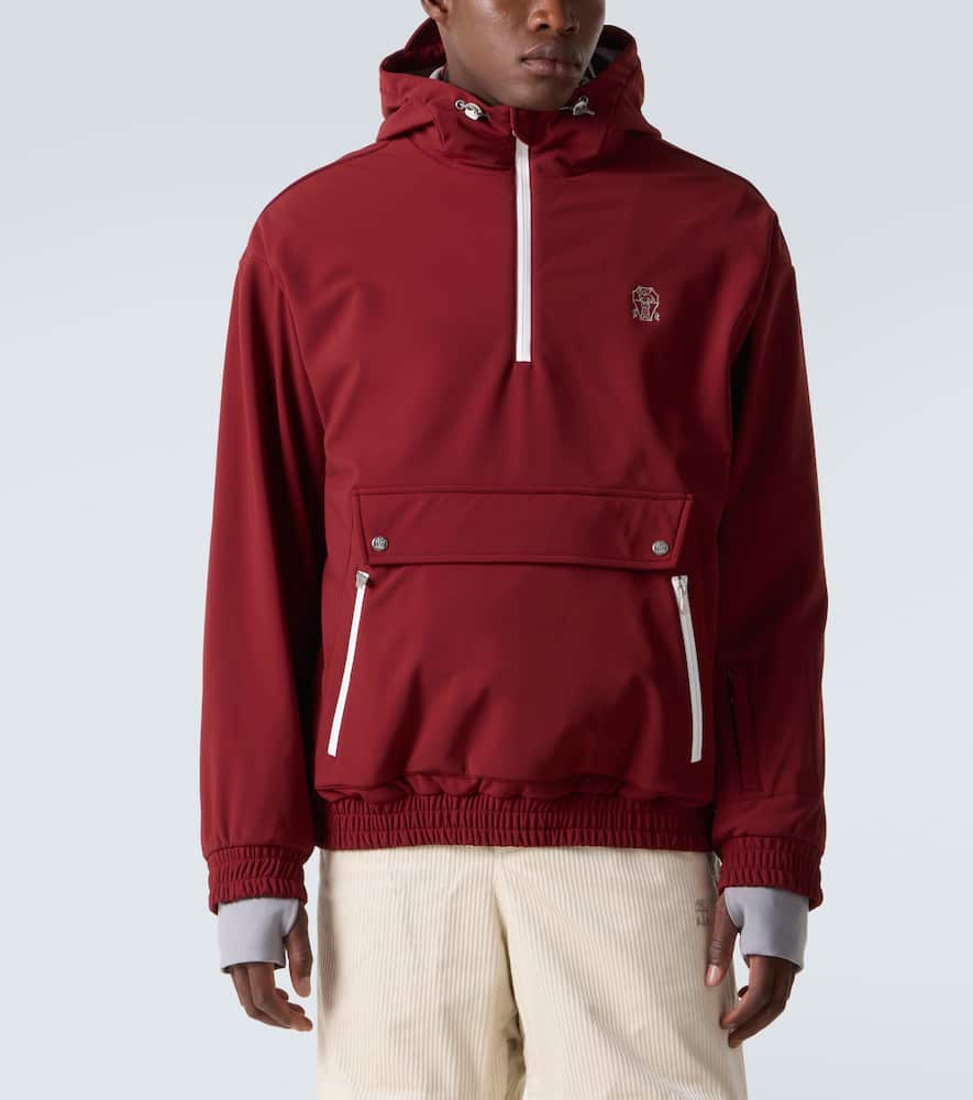 Half-zip ski jacket