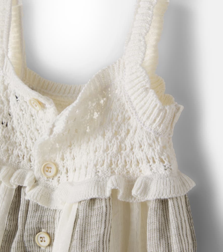 Baby Fontclara cotton and linen dress