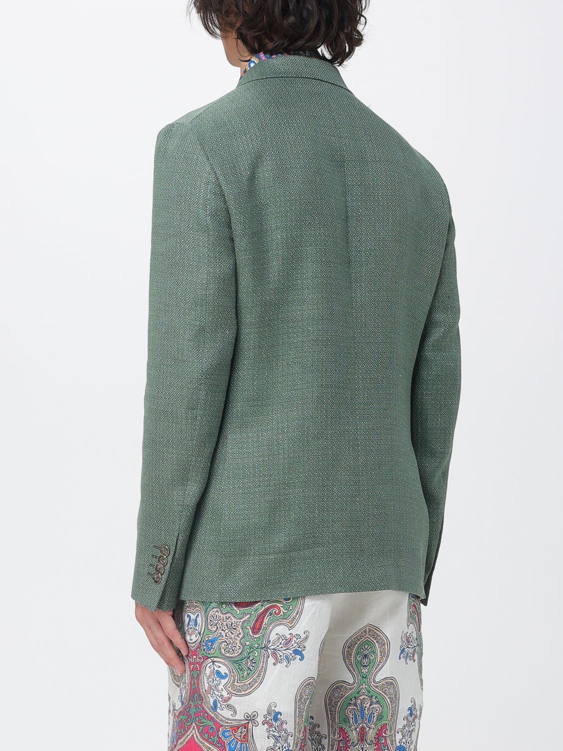 Jacket Men color Green